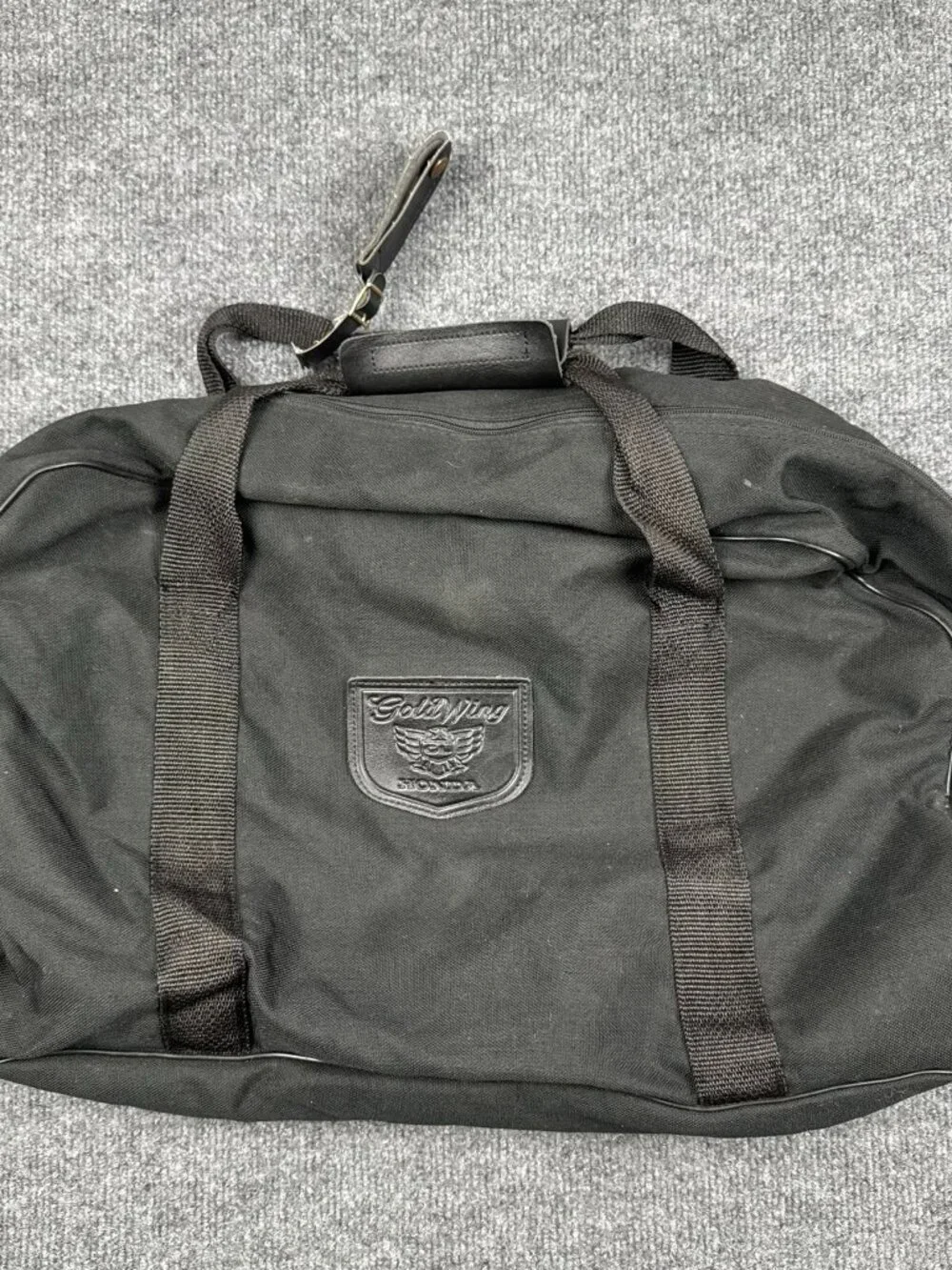 Unisex Honda Gold Wing Black Canvas Travel Duffel Bag